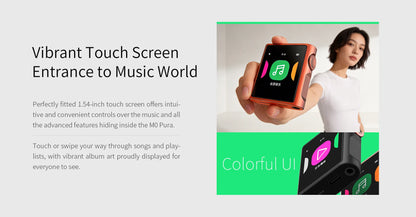 Mini Hi-Res MP3 Music Player DSD128 Bluetooth LDAC