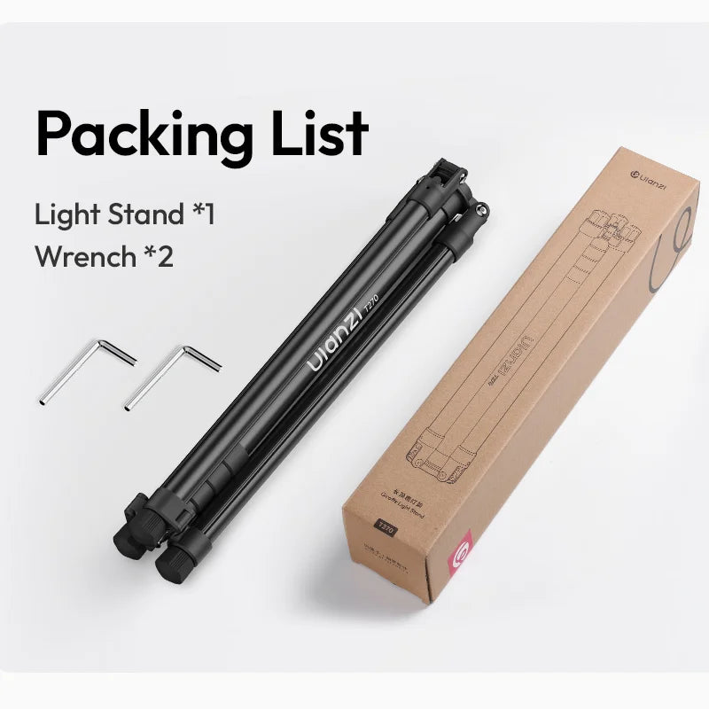 Portable T270 Tripod Stand for LED Lights and Cameras
