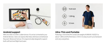 HUION Digital Pen Tablet for Artists and Designers