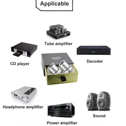 Large Ceramic HiFi Isolation Feet 4-Pack for Audio Gear