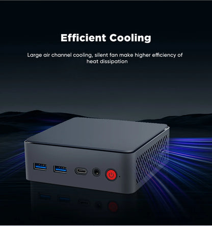 Compact Mini PC Intel N150 with 16GB DDR5 and 128GB SSD