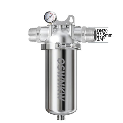 Compact DN20 6 Inch Stainless Steel Water Filter