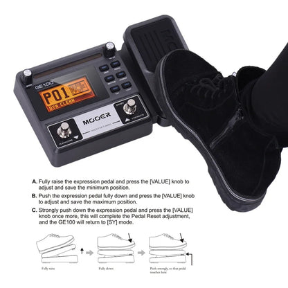Portable Guitar Multi-Effects Processor Pedal with Loop and Tuner