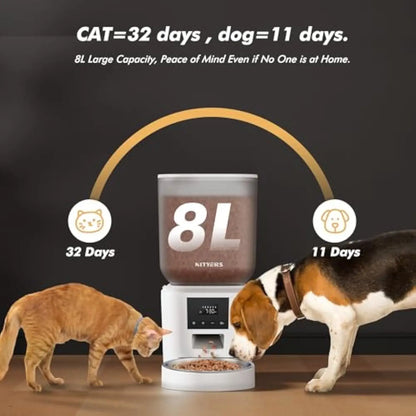 Smart 5G Cat Feeder with 1080p Camera and App Control