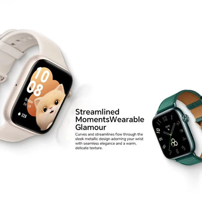 Smartwatch 1.85" AMOLED with Heart Rate & Sleep Tracker