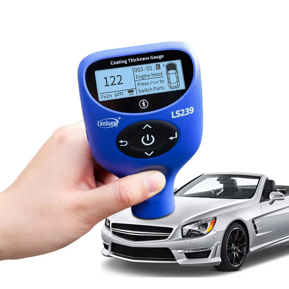 Digital Paint Thickness Gauge 5000um Auto Coating Meter