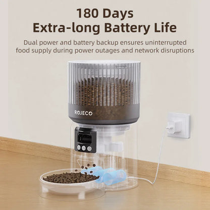 Automatic Cat Feeder with 1080P HD Camera and WiFi