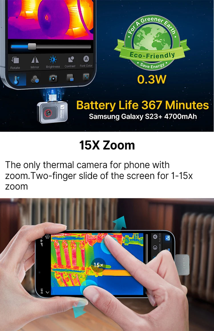 1112F P2PRO Android Infrared Camera Car & Home Use