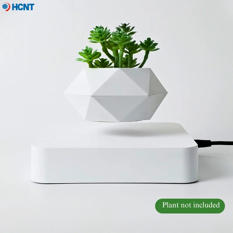 Floating Air Bonsai Planter with Magnetic Levitation