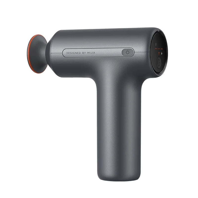 Compact Fascia Gun Deep Muscle Massager Portable Gray