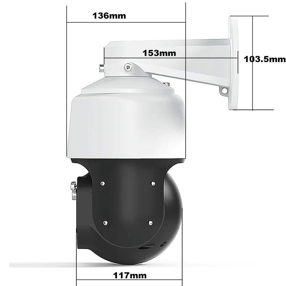 Smart 8MP POE Dome CCTV Camera with Vehicle Tracking
