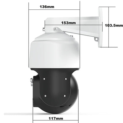 Smart 8MP POE Dome CCTV Camera with Vehicle Tracking