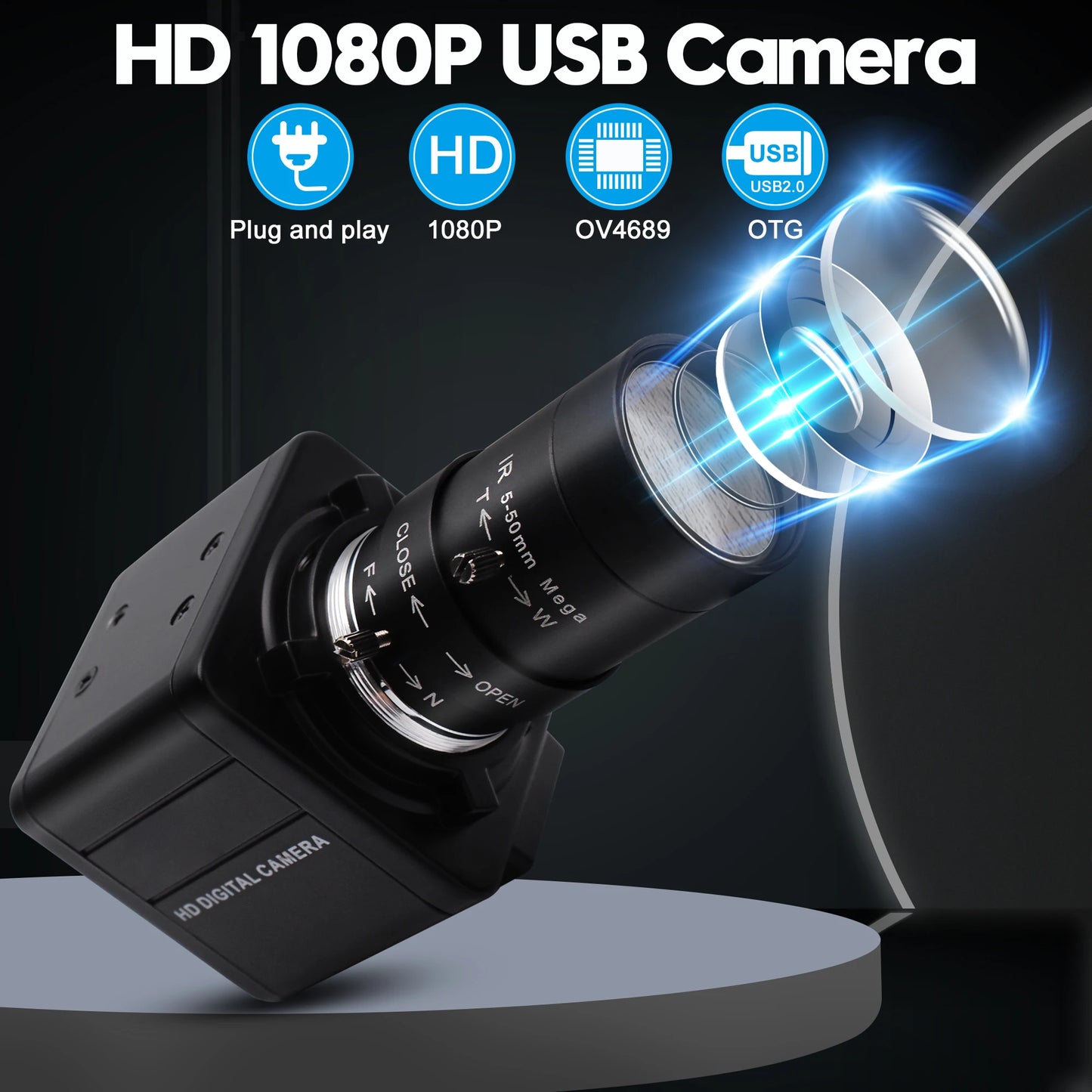 1080p High-Speed USB Camera 260fps 720p/1080p