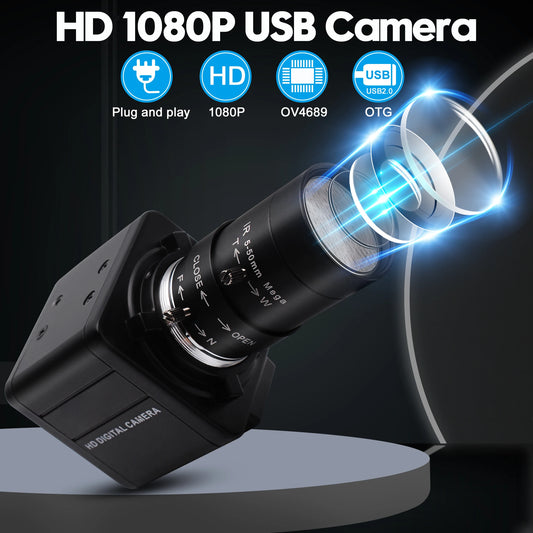 Manual Zoom USB Camera 2.8–12mm Motion Capture