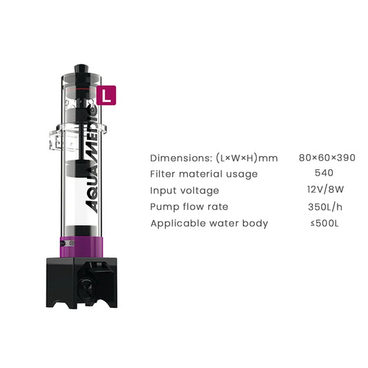 Gen Two Aquarium Media Reactor L Size Saltwater Tank