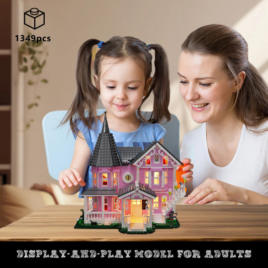 Pink Palace 3D Building Block Set