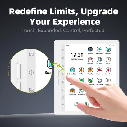 Smart 7 Inch Front Light eBook Reader White Case