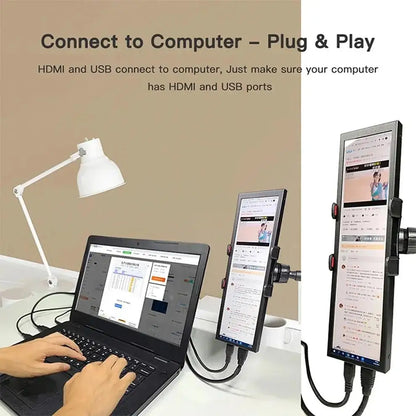 12.3 Inch Portable Touchscreen Monitor IPS Type-C HDMI Display
