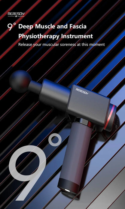 Powerful Black 220W Muscle Massager for Gym Recovery