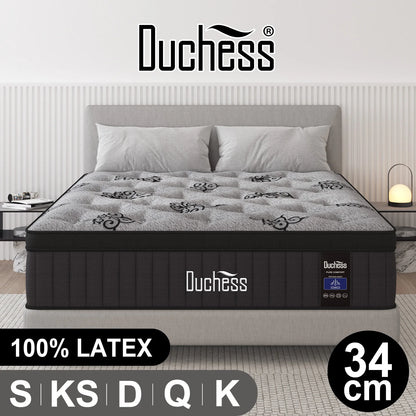 King Euro Top Pocket Spring Mattress 34cm Medium Firm