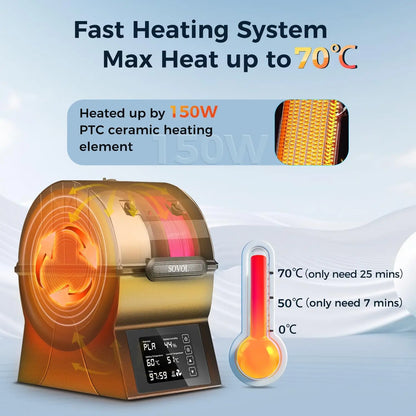 3D Printer Filament Dryer Dry Box with PTC Heater