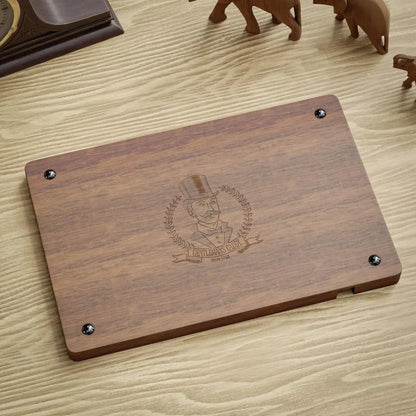 Wooden Desktop Organizer with 30 Compartments