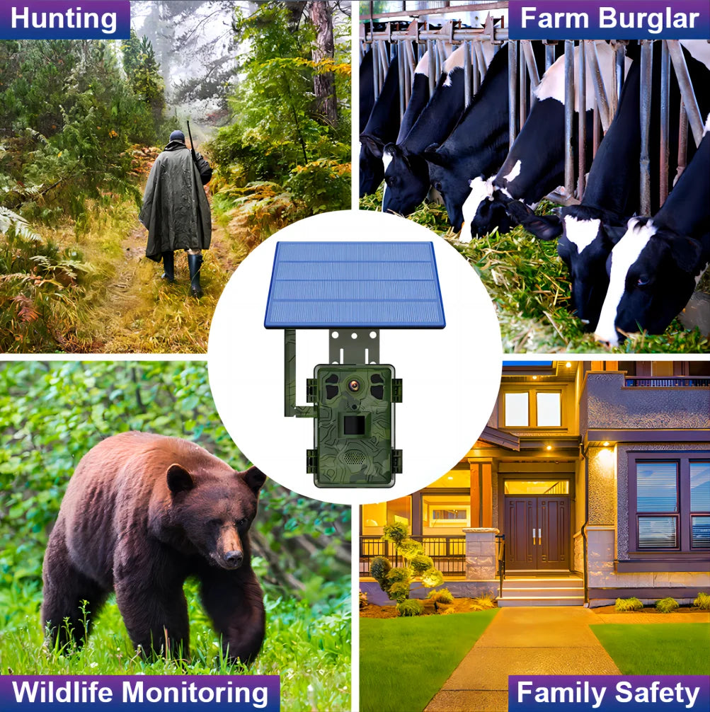 Portable 4G Wildlife Camera 64GB 940nm Invisible IR