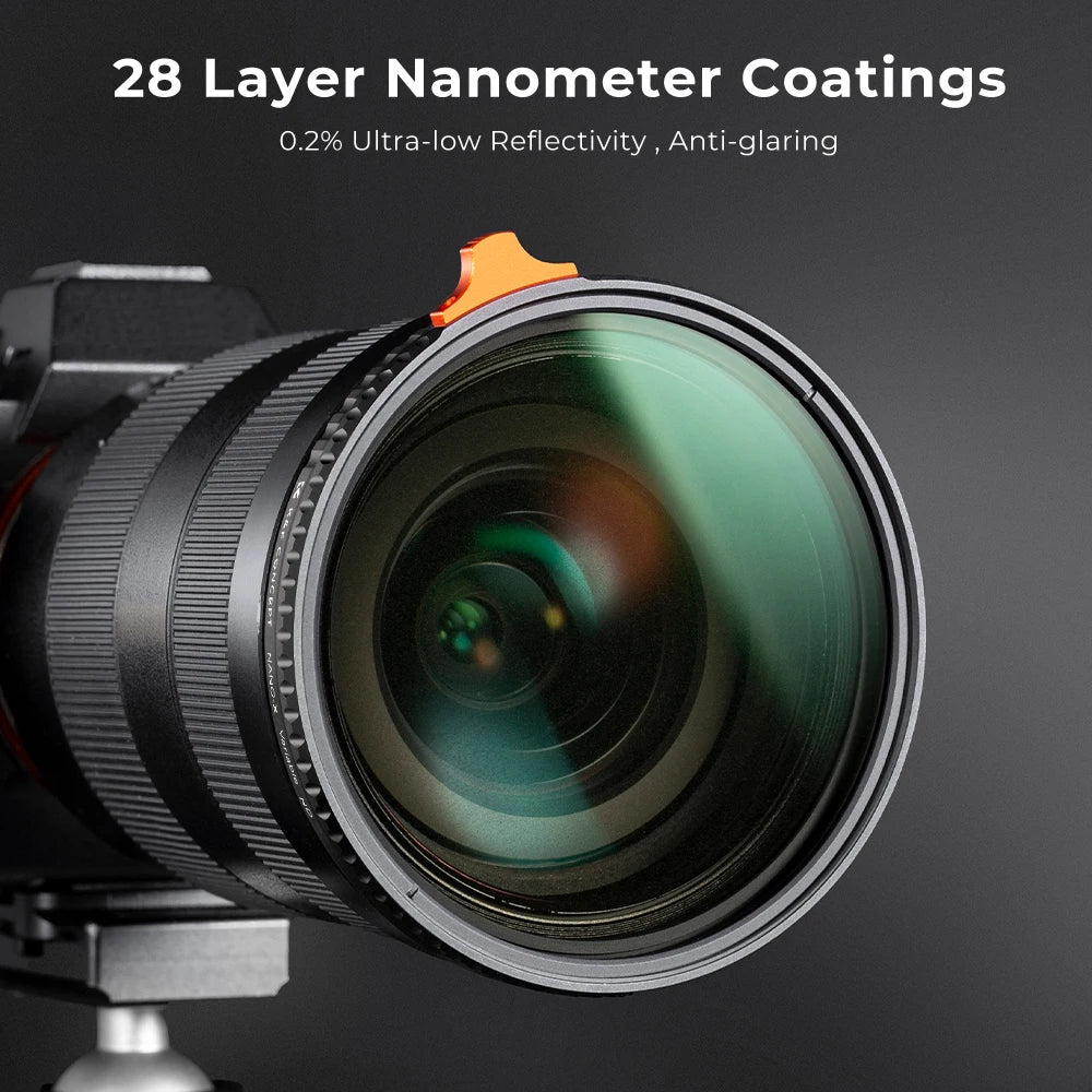 86mm Adjustable ND Filter ND2–ND400 Neutral Density