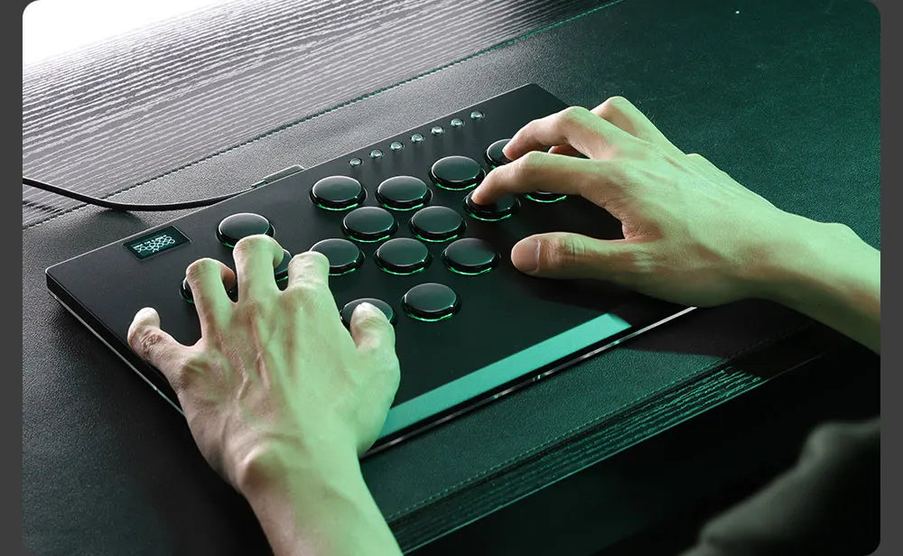 Portable Hitbox Controller Aluminium Alloy Leverless Gaming