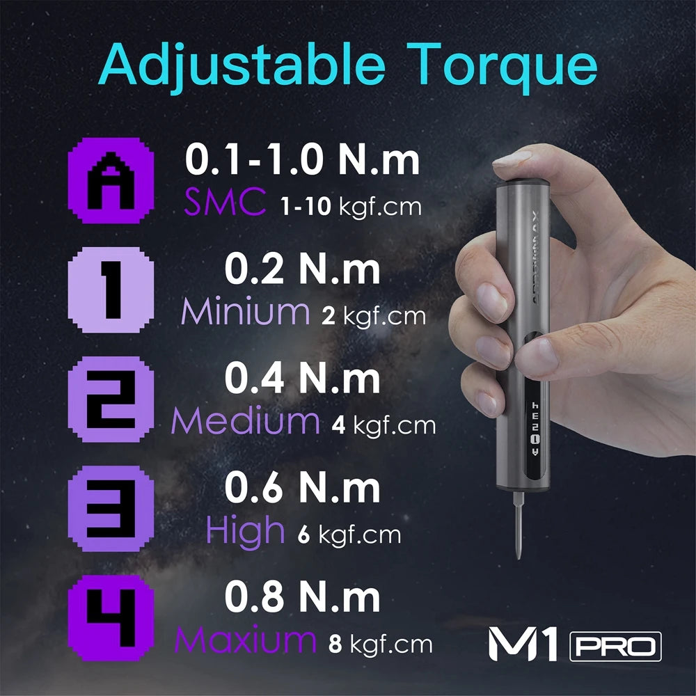 Portable Smart Electric Screwdriver Kit for Electronics Repair