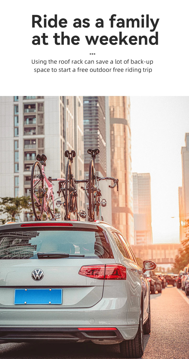 Black Portable Suction Bike Rack for Road & MTB