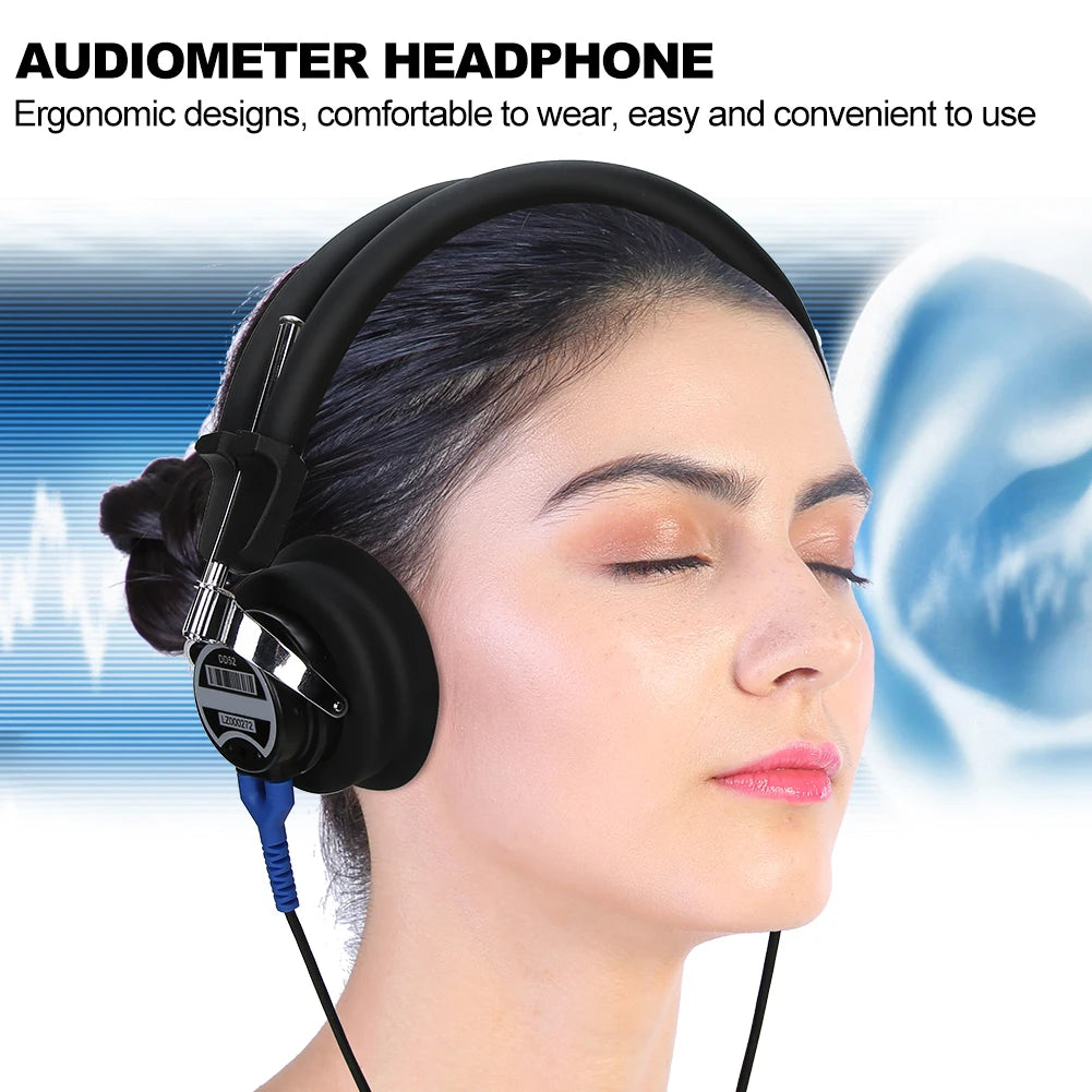 High-Sensitivity Audiometer Headphones for Hearing Tests