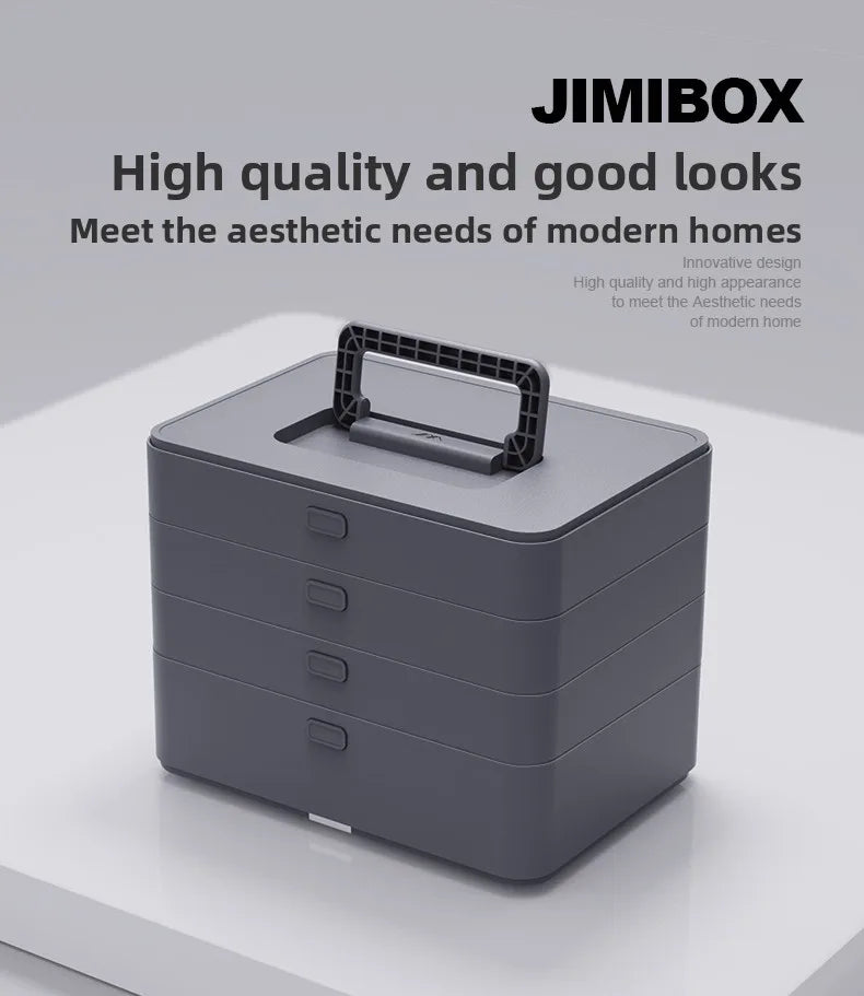 Multi-Purpose Hand Tool Set with Stackable Tool Box