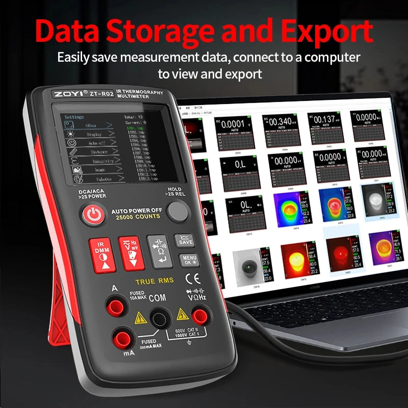 Integrated Thermal Multimeter 240x240 IR High Precision ZT-R02