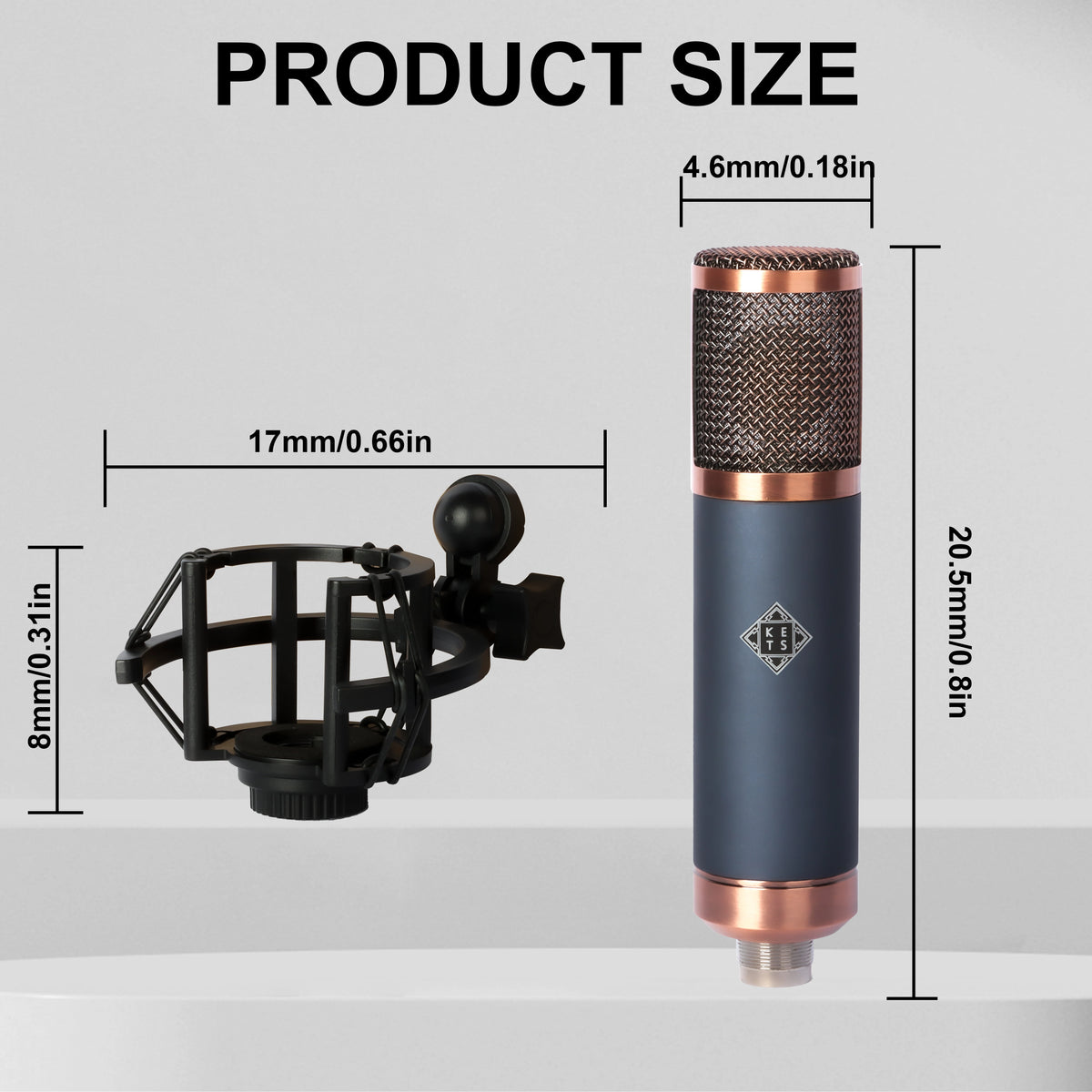 Large Diaphragm Condenser Microphone XLR Studio Recording