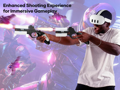 Meta Quest 3 VR Controller Grip & Gun Stock Accessory