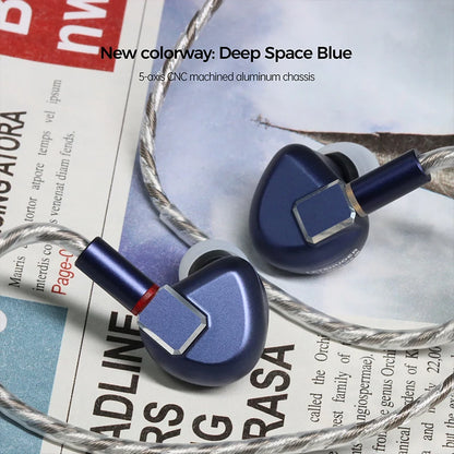 HiFi Wired IEM Earphones Planar Driver Bass Monitor Audio