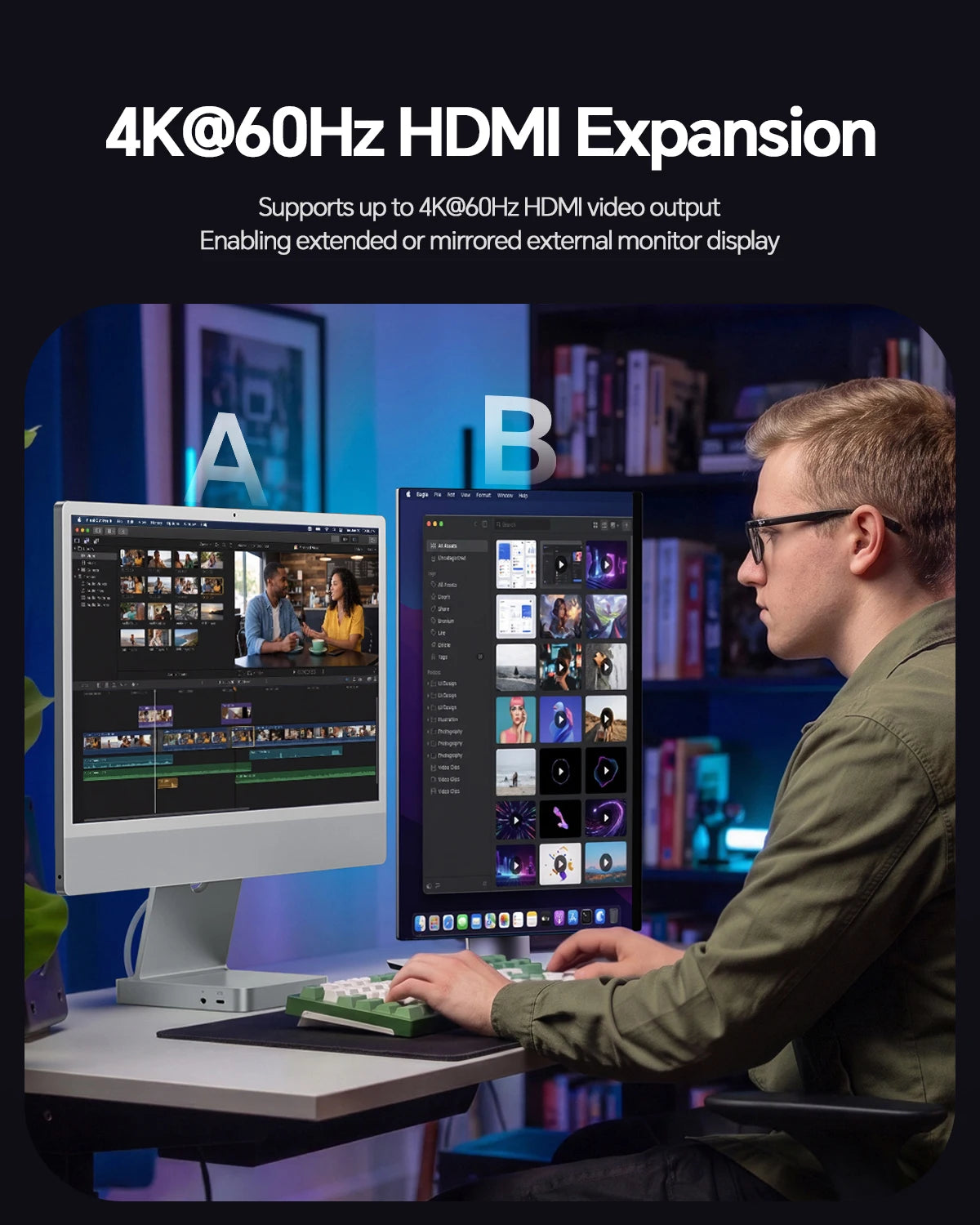 11in1 USB-C Dock with 4K HDMI 10Gbps USB & Ethernet