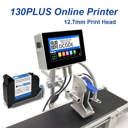 12.7mm Industrial Inkjet Printer with 4.3 Inch Screen and Ink