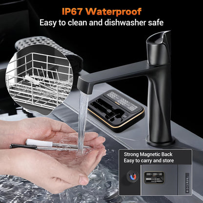 Dual Mode Wireless Meat Thermometer with Waterproof Probes