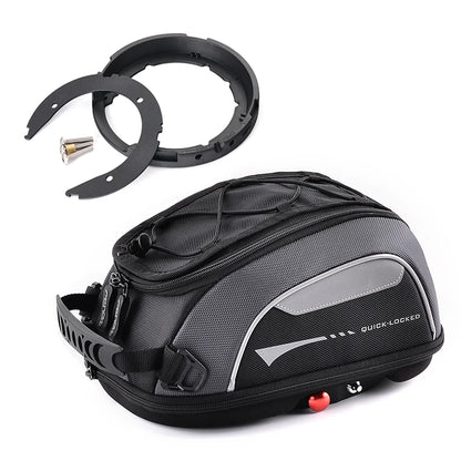Waterproof Motorcycle Tank Bag Quick Lock Fuel Storage