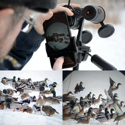 8x32 Compact Binoculars with Smartphone Adapter