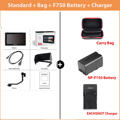 FHD On-Camera Video Monitor NP750 with Focus Assist