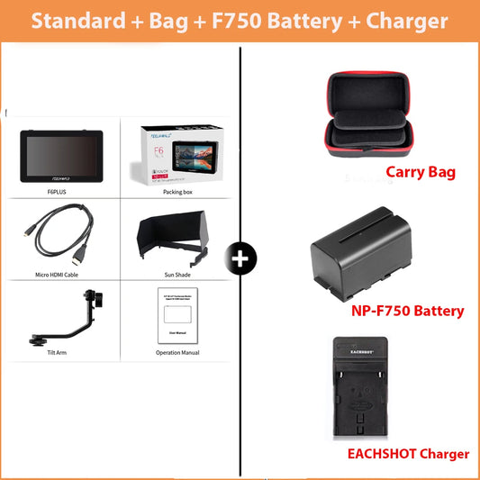 FHD On-Camera Video Monitor NP750 with Focus Assist