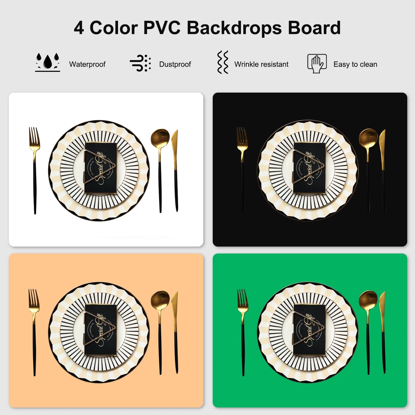 Portable 40cm Photography Light Box with 4 Backdrops
