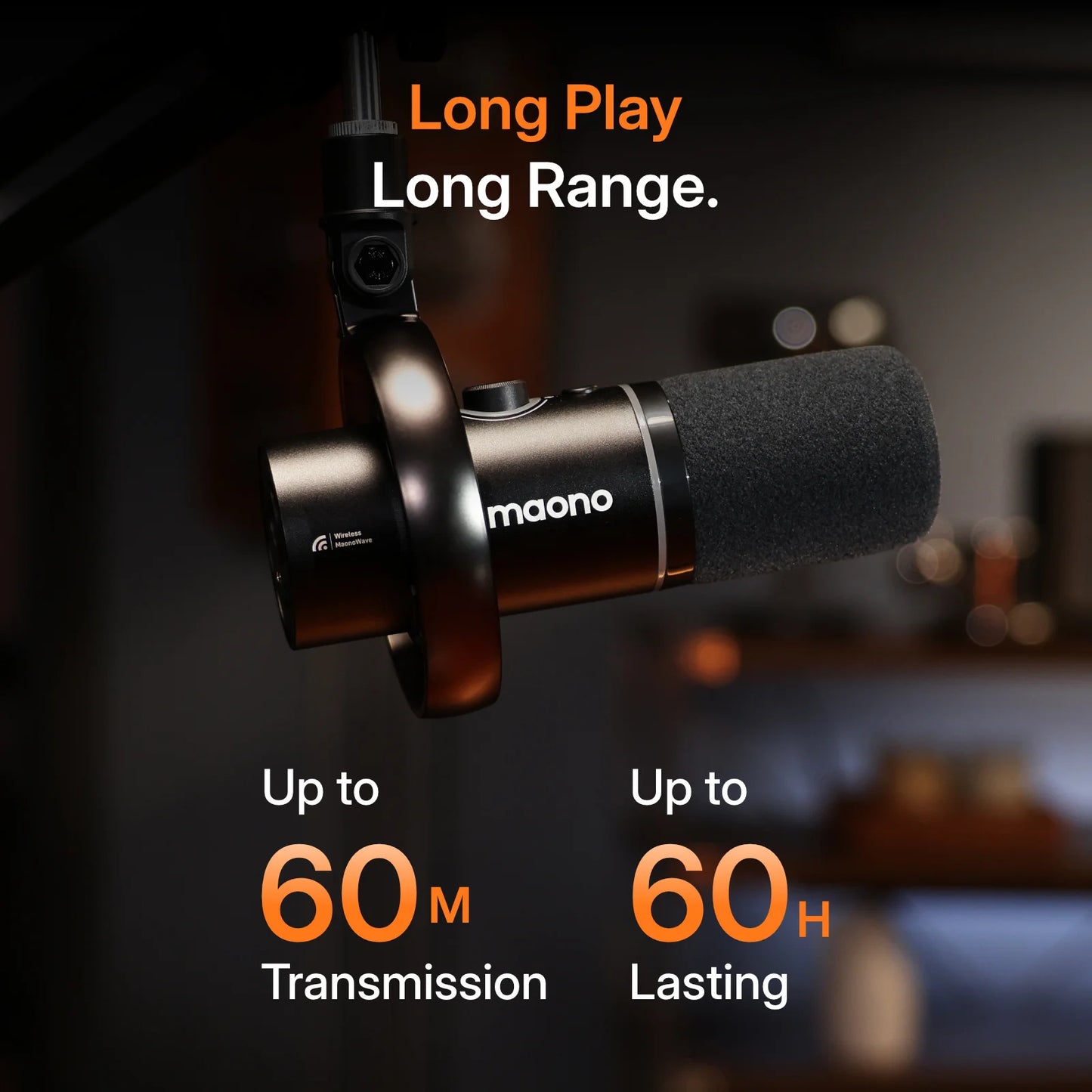 Streaming and Recording Dynamic Mic with Boom Arm