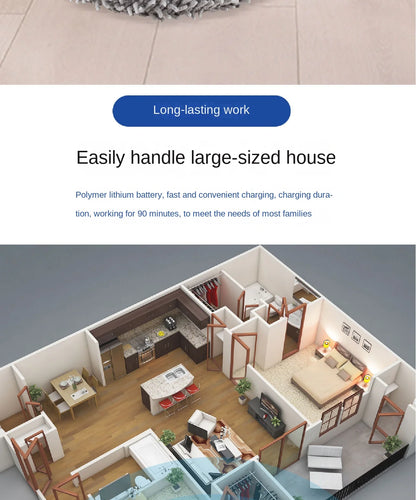 Smart Mopping Robot for Sweeping and Spraying