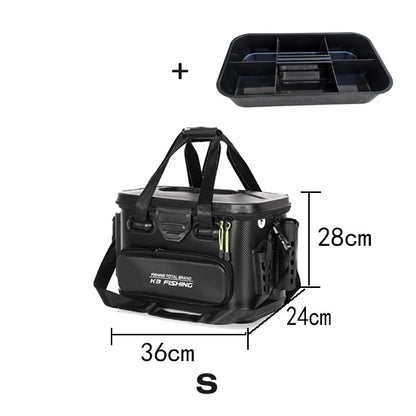 Compact Outdoor Fishing Backpack 20L with Rod Holder