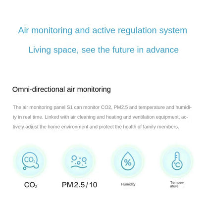 Smart Air Quality Monitor with CO2 and PM2.5 Sensors