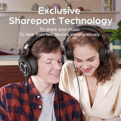 HiFi Over Ear Wired Studio Headphones with Cushions